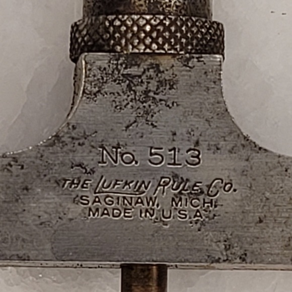 Vintage The LUFKIN RULE Co. No. 513 MICROMETER Depth Gage Set - Picture 5 of 14